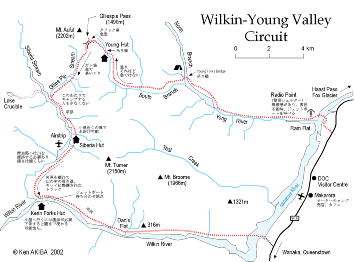 EBLEOEgbN Wilkin Young Valley Circuit Track MapFNbNƊg\