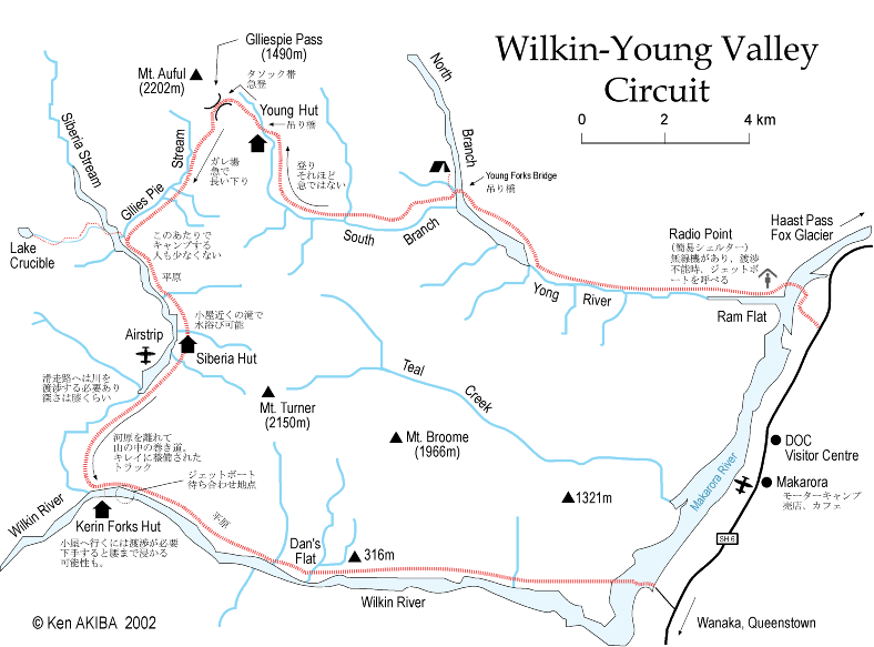 EBLEOEgbNn} Wilkin-Young Valley Circuit Map